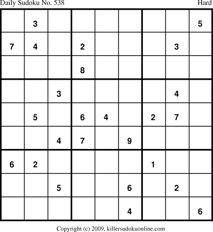 Killer Sudoku for 8/28/2009