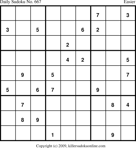 Killer Sudoku for 12/30/2009