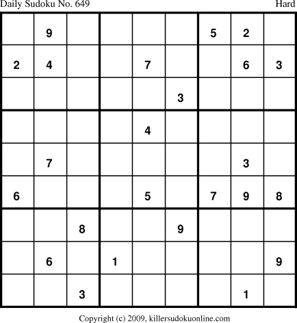 Killer Sudoku for 12/12/2009