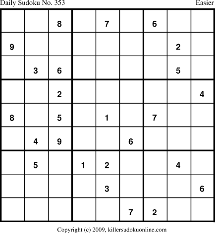 Killer Sudoku for 2/24/2009