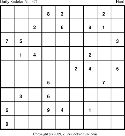 Killer Sudoku for 3/14/2009