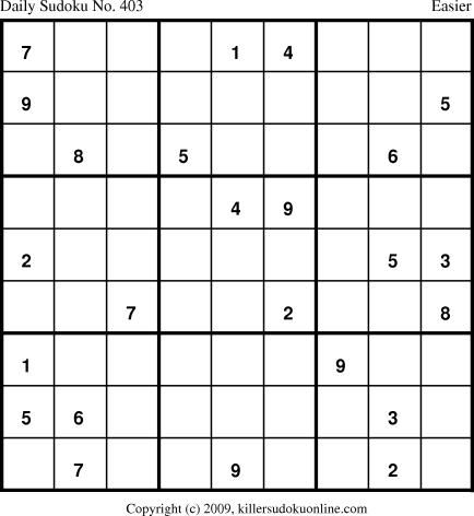 Killer Sudoku for 4/15/2009