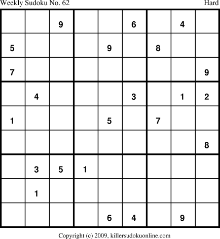 Killer Sudoku for 5/11/2009