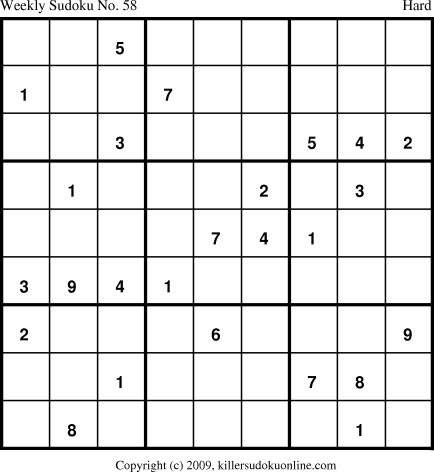 Killer Sudoku for 4/13/2009