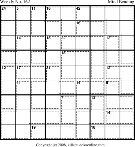 Killer Sudoku for 2/9/2009