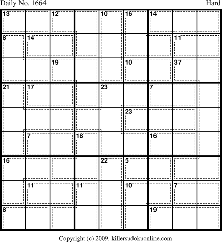 Killer Sudoku for 7/9/2010