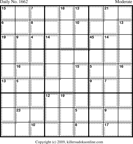 Killer Sudoku for 7/7/2010
