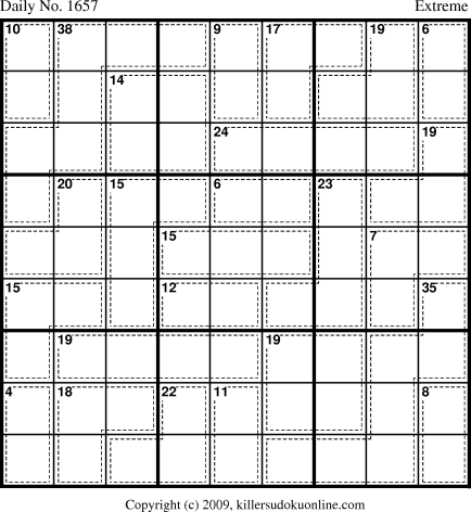 Killer Sudoku for 7/2/2010