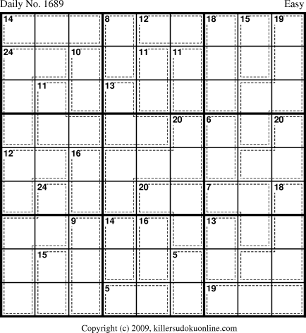 Killer Sudoku for 8/3/2010