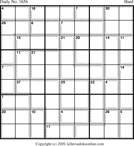 Killer Sudoku for 7/1/2010