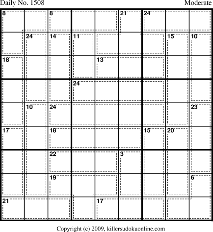Killer Sudoku for 2/3/2010
