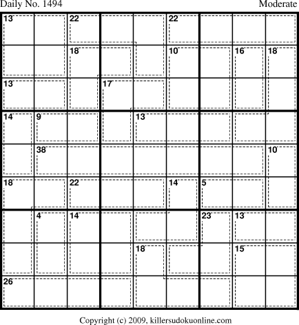 Killer Sudoku for 1/20/2010