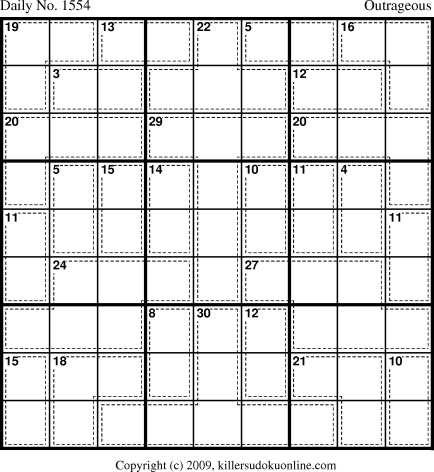 Killer Sudoku for 3/21/2010