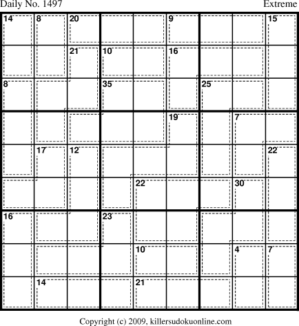 Killer Sudoku for 1/23/2010