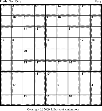Killer Sudoku for 2/23/2010