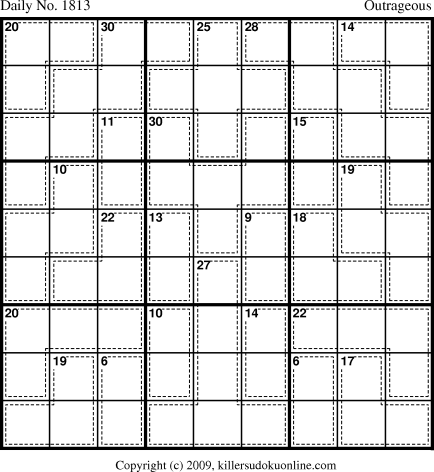 Killer Sudoku for 12/5/2010