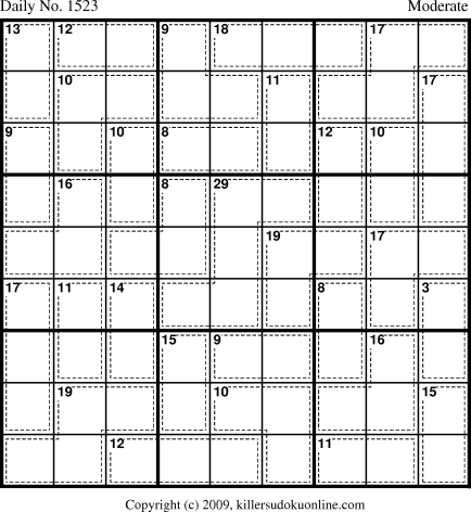 Killer Sudoku for 2/18/2010