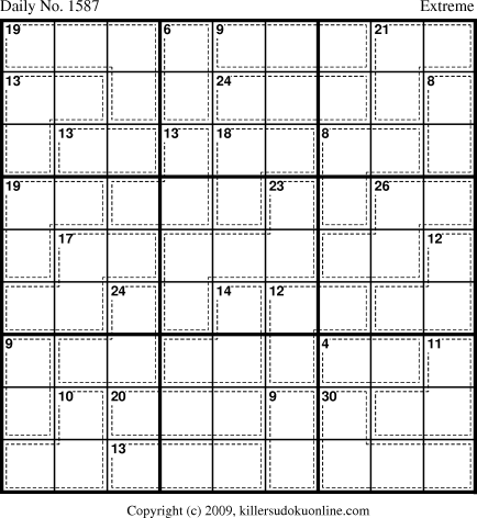 Killer Sudoku for 4/23/2010