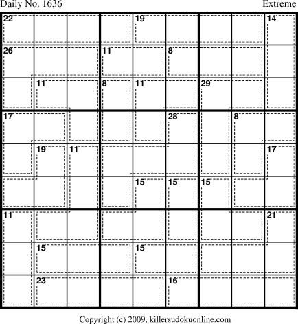 Killer Sudoku for 6/11/2010