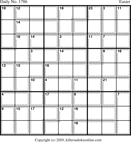 Killer Sudoku for 11/8/2010