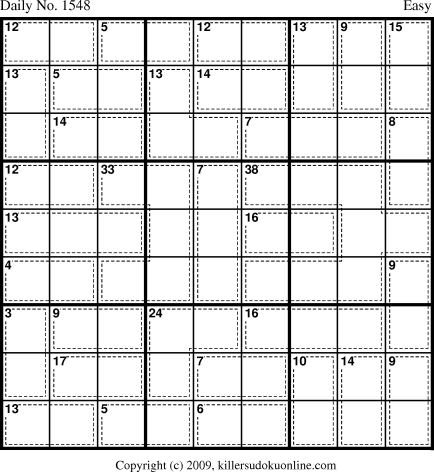 Killer Sudoku for 3/15/2010