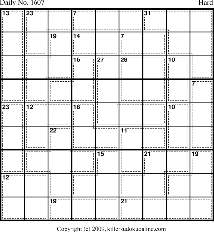 Killer Sudoku for 5/13/2010