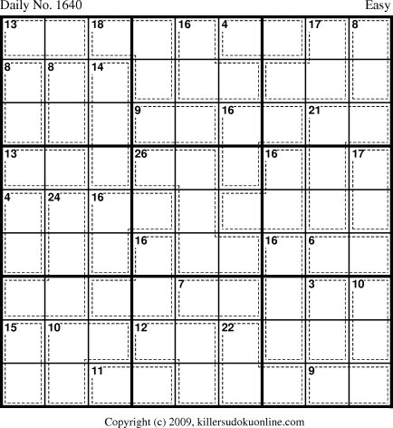 Killer Sudoku for 6/15/2010