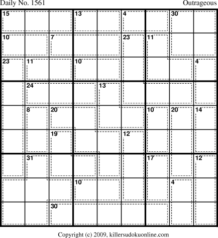 Killer Sudoku for 3/28/2010