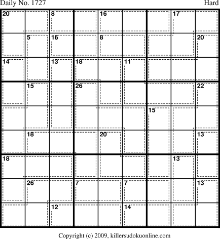 Killer Sudoku for 9/10/2010
