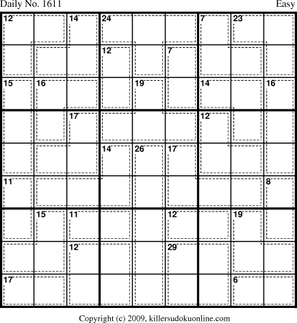 Killer Sudoku for 5/17/2010