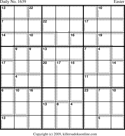 Killer Sudoku for 6/14/2010
