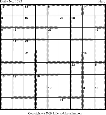 Killer Sudoku for 4/29/2010