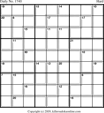 Killer Sudoku for 9/23/2010