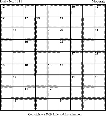 Killer Sudoku for 8/25/2010