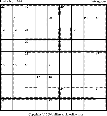 Killer Sudoku for 6/19/2010