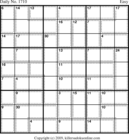 Killer Sudoku for 8/24/2010