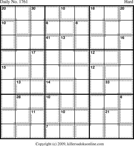 Killer Sudoku for 10/14/2010