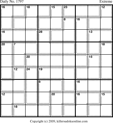 Killer Sudoku for 11/19/2010