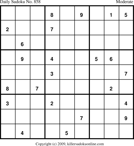 Killer Sudoku for 7/9/2010