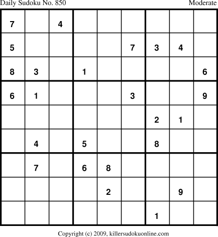 Killer Sudoku for 7/1/2010