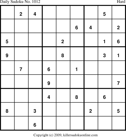 Killer Sudoku for 12/10/2010