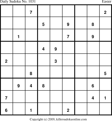 Killer Sudoku for 12/29/2010
