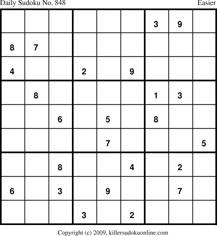 Killer Sudoku for 6/29/2010