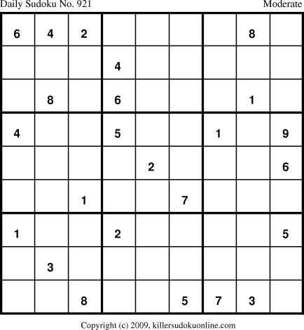 Killer Sudoku for 9/10/2010