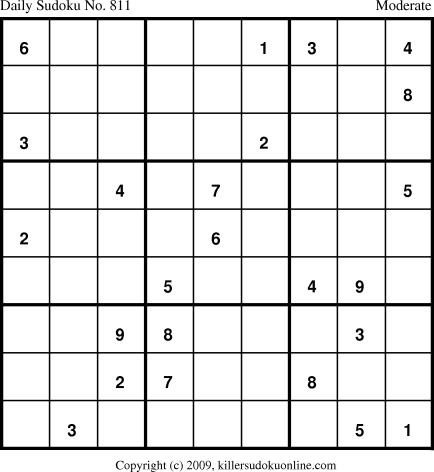 Killer Sudoku for 5/23/2010
