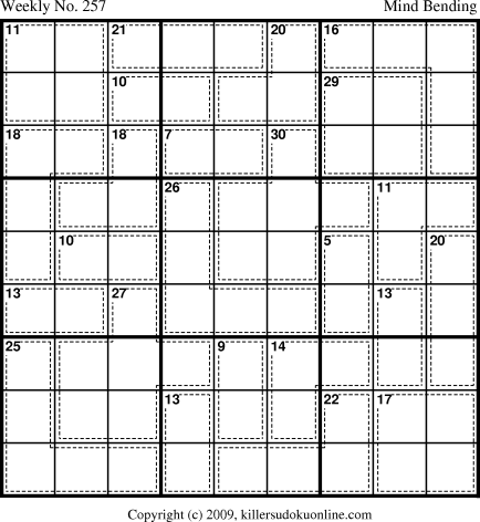 Killer Sudoku for 12/6/2010