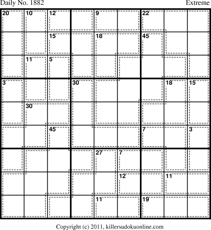 Killer Sudoku for 2/12/2011
