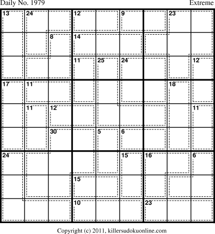Killer Sudoku for 5/20/2011