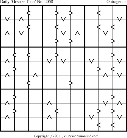 Killer Sudoku for 12/2/2011