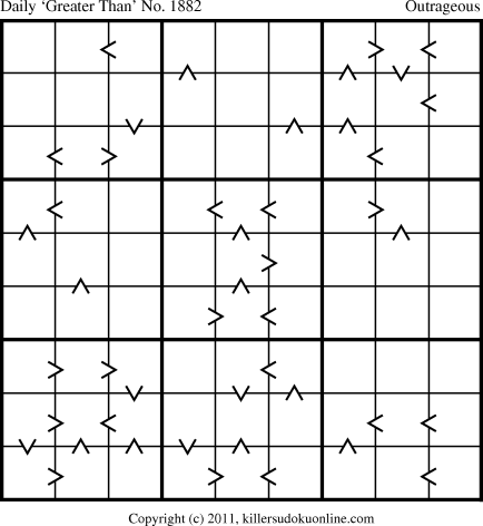 Killer Sudoku for 6/9/2011